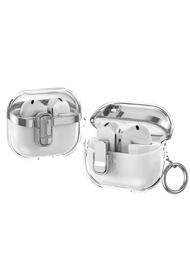 Fekra Compatible with Samsung Galaxy Buds 3 Pro/Buds 3 Case Full-Body Shockproof (Secure Lock) Galaxy Buds 3 & Galaxy Buds 3 Pro (2024) with Carabiner - Image 1